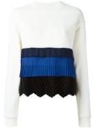 Msgm Pleated Sweatshirt