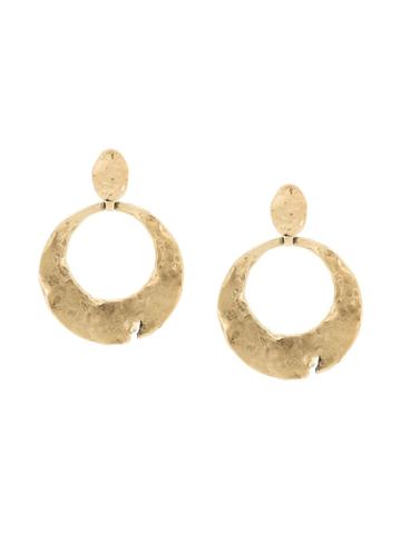 Goossens Creole Pompei Earrings - Gold