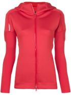 Adidas By Stella Mccartney Z.n.e. Fitted Hoodie - Red