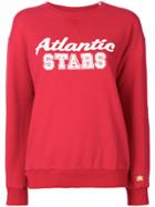 Atlantic Stars Logo Print Sweatshirt - Red