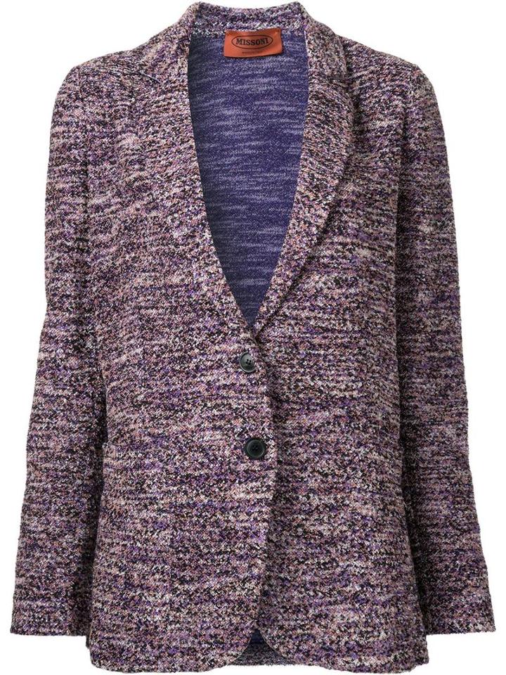 Missoni Loose-fit Blazer, Women's, Size: 44, Cotton/polyester/viscose/wool