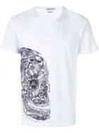 Alexander Mcqueen Butterfly Skull Print T-shirt