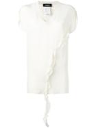 Dsquared2 Ruffle Detail Top - White