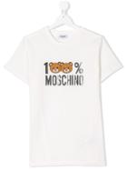 Moschino Logo Patch T-shirt - White