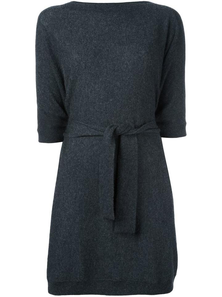 Le Kasha Cashmere 'prague' Belted Cape, Women's, Grey, Cashmere