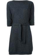 Le Kasha Cashmere 'prague' Belted Cape, Women's, Grey, Cashmere