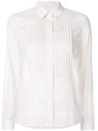 Vanessa Seward Pleated Long-sleeve Shirt - White