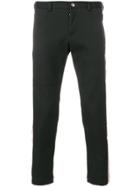 Dolce & Gabbana Stripe Detail Cropped Trousers - Black