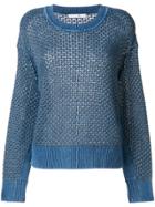 Rag & Bone Kyra Rib Knit Sweater - Blue