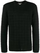 Comme Des Garçons Homme Plus Square Knit Sweater - Black