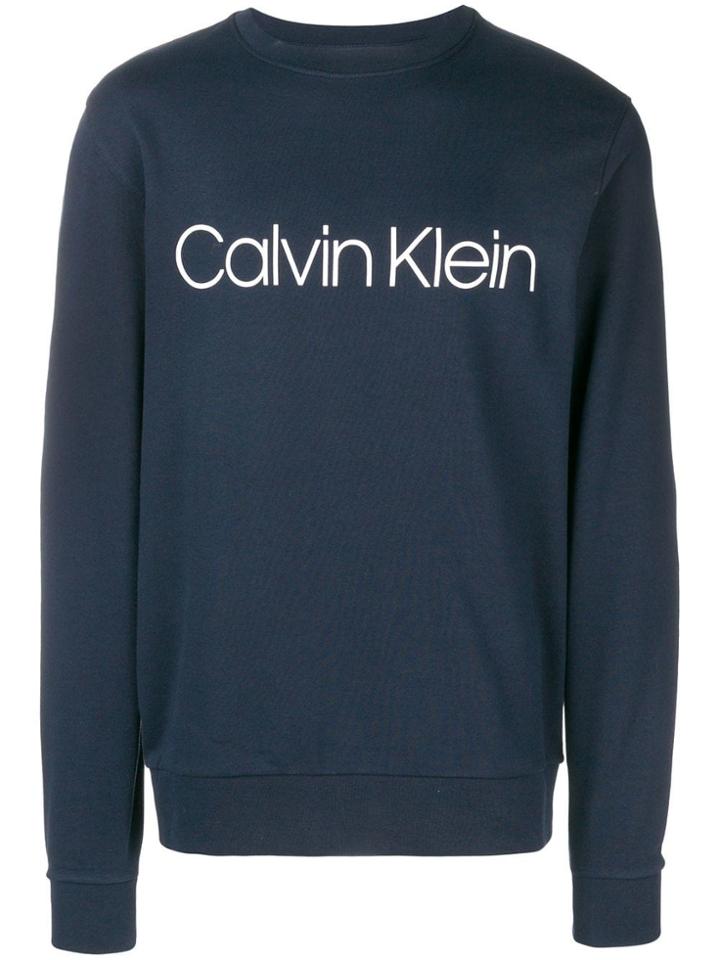 Ck Calvin Klein Classic Logo Sweatshirt - Blue