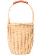 A.p.c. Woven Basket Tote Bag - Nude & Neutrals