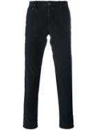 Incotex Skinny Trousers, Men's, Size: 34, Blue, Cotton/spandex/elastane
