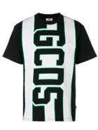 Gcds Colour-block Logo T-shirt - Black