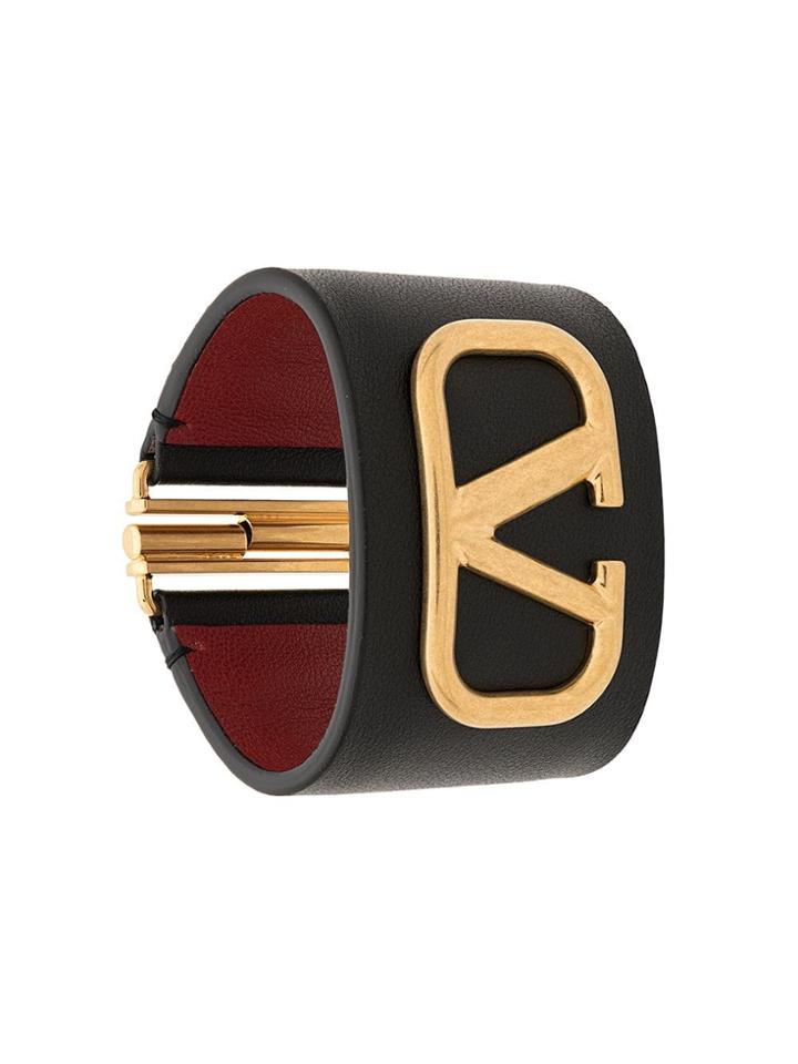 Valentino Valentino Garavani Go Logo Cuff - Black