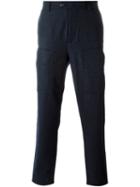 Brunello Cucinelli Side Pocket Trousers, Men's, Size: 52, Blue, Cotton/acetate/cupro/wool