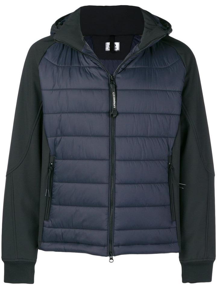 Cp Company Zipped Padded Jacket - Blue