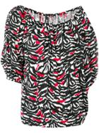 Adam Selman Love One Shoulder Blouse - Black