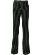 Giorgio Armani Vintage Striped Trousers - Black