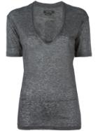 Isabel Marant Maree T-shirt, Women's, Size: Large, Grey, Linen/flax