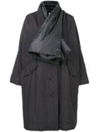 Pleats Please By Issey Miyake Scarf Raincoat - Black