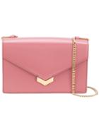 Jimmy Choo - Leila Shoulder Bag - Women - Calf Leather/metal - One Size, Pink/purple, Calf Leather/metal