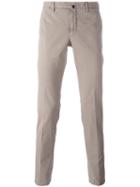 Incotex Twill Chinos, Men's, Size: 46, Nude/neutrals, Cotton/spandex/elastane