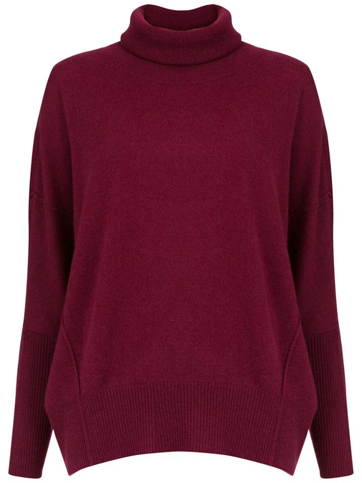 Egrey Cashmere Knit Blouse - Red