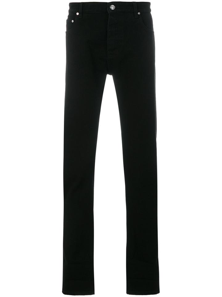Kenzo Logo Cuff Jeans - Black