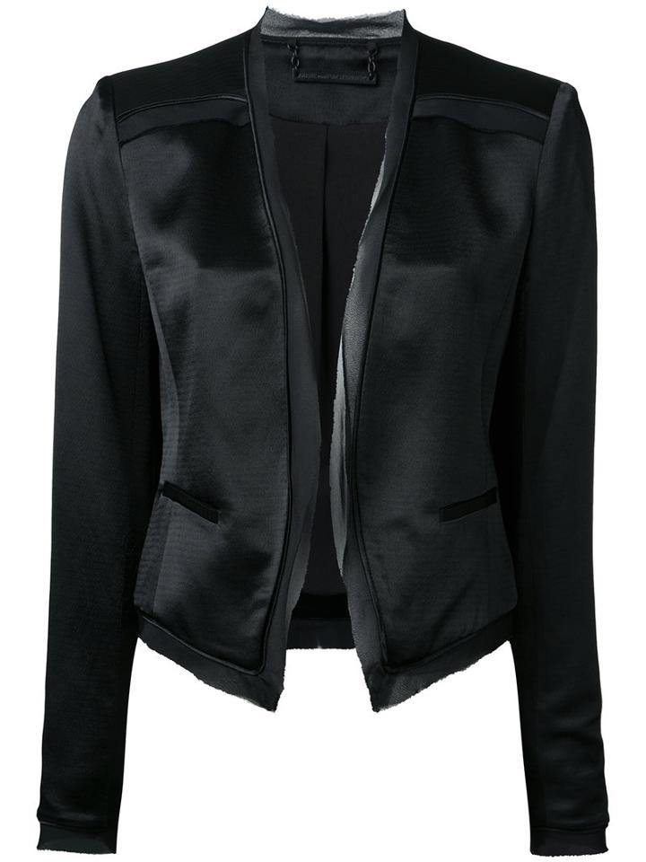 Diane Von Furstenberg Fitted Blazer, Women's, Size: 4, Black, Viscose