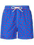 Mc2 Saint Barth Crab Print Swim Shorts - Blue