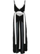 Proenza Schouler Pleated Cady Sleeveless Maxi Dress - White