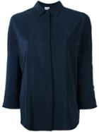 Aspesi Plain Shirt, Women's, Size: 38, Blue, Silk