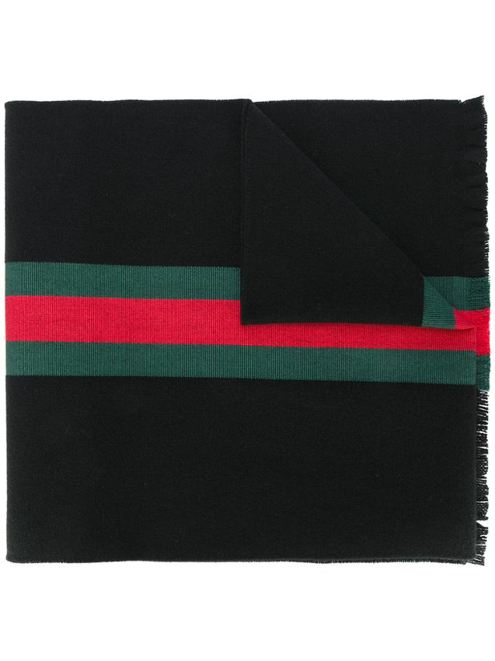 Gucci Web Scarf - Black