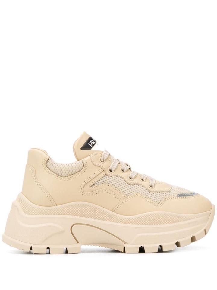 Prada Chunky Low-top Sneakers - Neutrals
