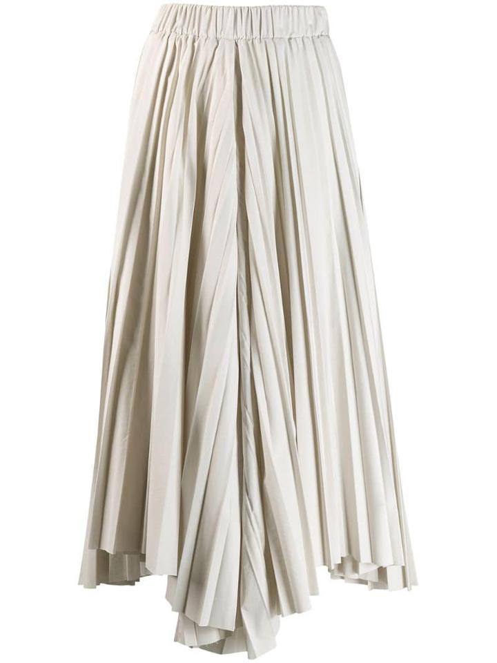 Dusan Pleated Wide-leg Trousers - Neutrals
