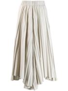 Dusan Pleated Wide-leg Trousers - Neutrals