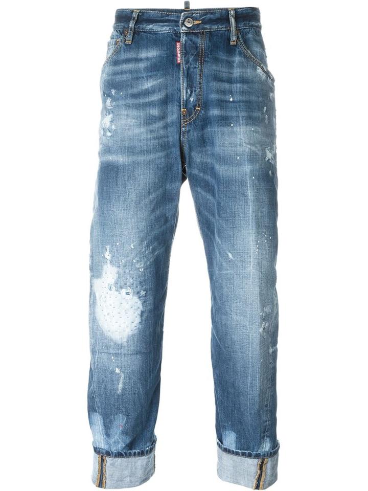 Dsquared2 Workwear Jeans, Men's, Size: 44, Blue, Cotton