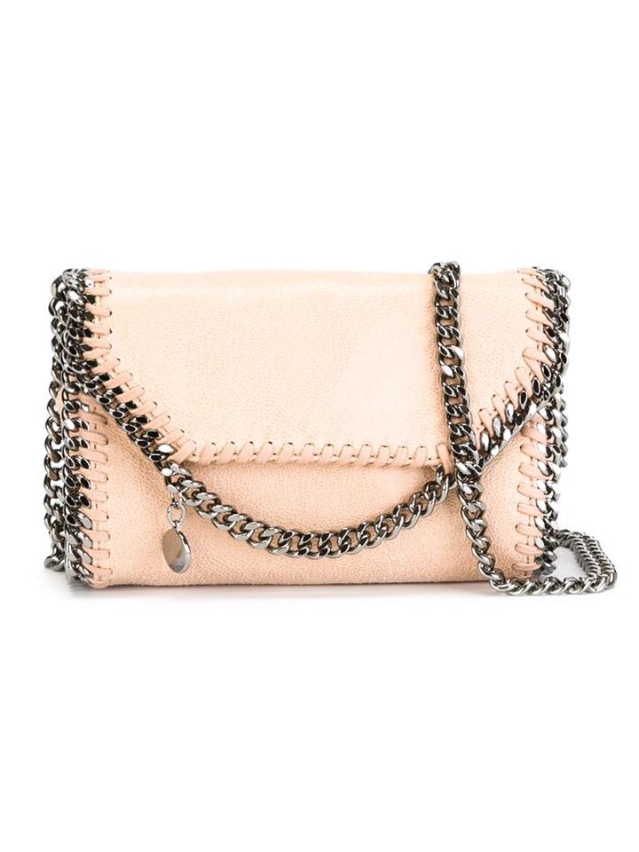 Stella Mccartney 'falabella Shaggy Deer' Crossbody Bag, Women's, Pink/purple, Pvc/metal (other)