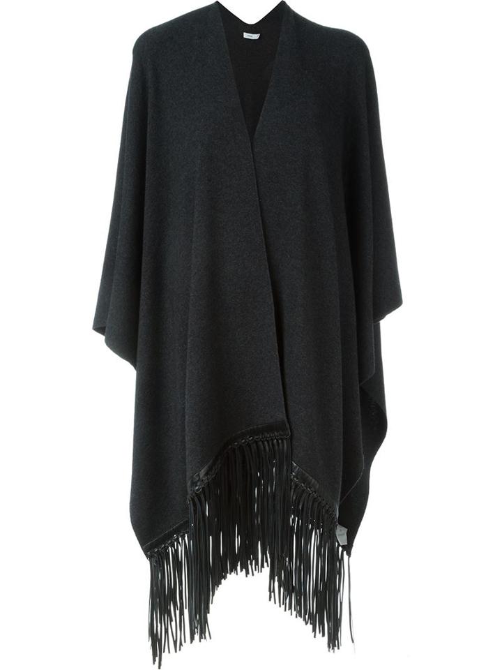 Vince Fringed Cape