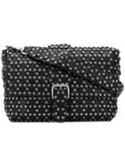 Red Valentino Square Shaped Shoulder Bag - Black