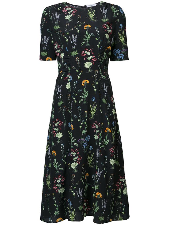 Altuzarra - Sylvia Floral Dress - Women - Silk - 40, Black, Silk