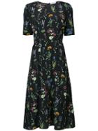 Altuzarra - Sylvia Floral Dress - Women - Silk - 40, Black, Silk