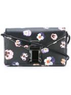 Christopher Kane Ditsy Pansy Devine Bag, Black, Leather