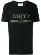 Gucci - Gucci Print T-shirt - Men - Cotton - Xl, Black, Cotton