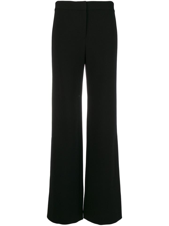 Theory Side Slit Flared Trousers - Black