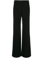 Theory Side Slit Flared Trousers - Black