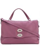 Zanellato Twist Lock Tote - Pink & Purple