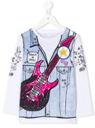Stella Mccartney Kids Rockstar Print Top - Blue