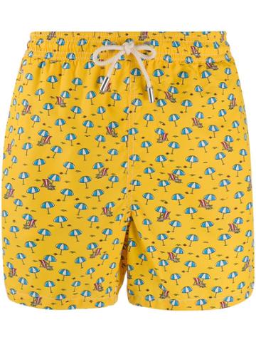 Mc2 Saint Barth Summer Holidays Swim Shorts - Yellow